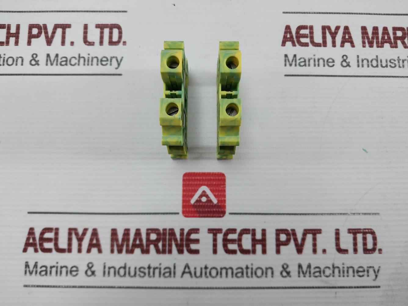 Lot Of 34X Phoenix Contact Protective Conductor Terminal Block Ut 6-pe